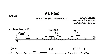 萨克斯谱 | Mr Magic(中音萨克斯）