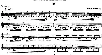 长笛曲谱 | 斯勒新老风格长笛练习重奏曲(第四部分)NO.16  Siegfried Thiele S. (斯勒)
