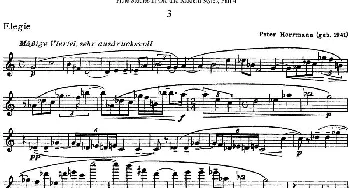 长笛曲谱 | 斯勒新老风格长笛练习重奏曲(第四部分)NO.3-NO.4  Siegfried Thiele S. (斯勒)