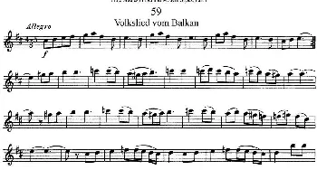 长笛曲谱 | 斯勒新老风格长笛练习重奏曲(第一部分)NO.59-NO.60  Siegfried Thiele S. (斯勒)