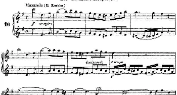 长笛曲谱 | 柯勒40首长笛提高练习曲OP.55(NO.16)Kohler (柯勒)