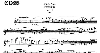 长笛曲谱 | Fantaisie Op.79(幻想曲 作品79号)福列