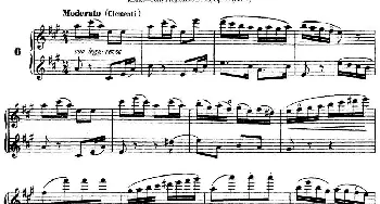 长笛曲谱 | 柯勒40首长笛提高练习曲OP.55(二重奏)NO.6  Kohler (柯勒)
