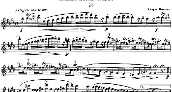 长笛曲谱 | 斯勒新老风格长笛练习重奏曲(第三部分)NO.24-NO.25  Siegfried Thiele S. (斯勒)