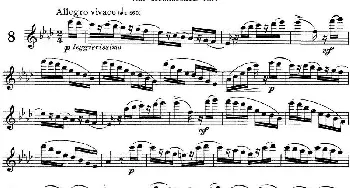 长笛曲谱 | 阿尔泰斯26首精选长笛练习曲(NO.8)Altes (阿尔泰斯）