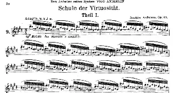 长笛曲谱 | Schule der Virtuosität. Op. 60(9)[丹麦]安德森