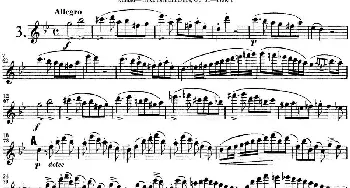 长笛曲谱 | 库劳长笛二重奏练习三段OP.81——Flute 1(NO.3)Kuhlau (库劳)