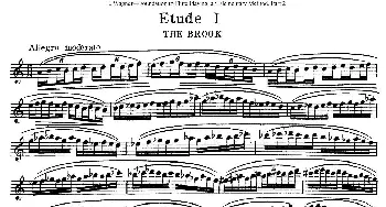 长笛曲谱 | 长笛演奏基础教程练习(Etude 1)E·Wagner (E·韦格）