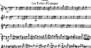 长笛曲谱 | 马瑞斯25首长笛小练习曲(NO.1-NO.5)Marais (马瑞斯）