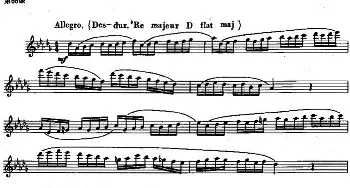 长笛曲谱 | 长笛练习曲100课之第66课 (连线与节奏上的弱起感练习）