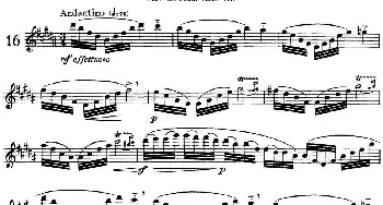 长笛曲谱 | 阿尔泰斯26首精选长笛练习曲(NO.16)Altes (阿尔泰斯）
