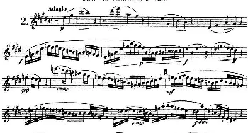 长笛曲谱 | 库劳长笛二重奏练习三段OP.102——Flute 2(NO.2)Kuhlau (库劳)