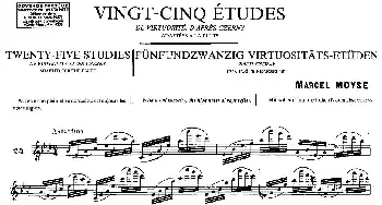 长笛曲谱 | Moyse - 25 Studies after Czerny flute 之24(25首改编自车尔尼作品的练习曲)Moyse
