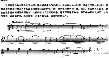 长笛曲谱 | 长笛练习曲100课之第14课 (连音练习）