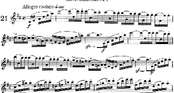 长笛曲谱 | 阿尔泰斯26首精选长笛练习曲(NO.21)Altes (阿尔泰斯）