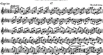 长笛曲谱 | 斯勒新老风格长笛练习重奏曲(第三部分)NO.47  Siegfried Thiele S. (斯勒)