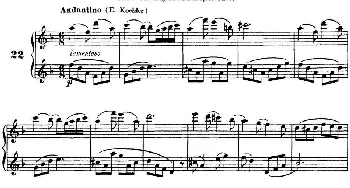 长笛曲谱 | 柯勒40首长笛提高练习曲OP.55(NO.22)Kohler (柯勒)
