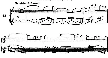 长笛曲谱 | 柯勒40首长笛提高练习曲OP.55(NO.12)Kohler (柯勒)