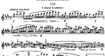 长笛曲谱 | 斯勒新老风格长笛练习重奏曲(第一部分)NO.104-NO.105  Siegfried Thiele S. (斯勒)