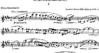 长笛曲谱 | 斯勒新老风格长笛练习重奏曲(第四部分)NO.8  Siegfried Thiele S. (斯勒)
