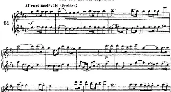 长笛曲谱 | 柯勒40首长笛提高练习曲OP.55(NO.14)Kohler (柯勒)