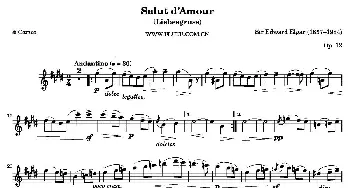 长笛曲谱 | Salut d'Amour Op.12(爱的致意)[英]艾尔加