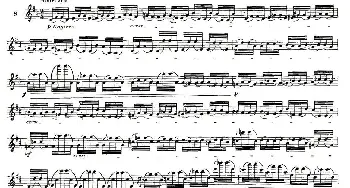 长笛曲谱 | 基于维尼亚夫斯基练习曲的10首长笛练习曲之8(Moyse - 10 Studies After Wieniawski)莫伊斯Moyse