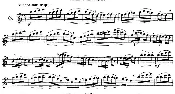 长笛曲谱 | 二十首练习曲作品132号之6  Garibold (加里波第）