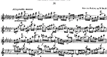 长笛曲谱 | 斯勒新老风格长笛练习重奏曲(第二部分)NO.36  Siegfried Thiele S. (斯勒)