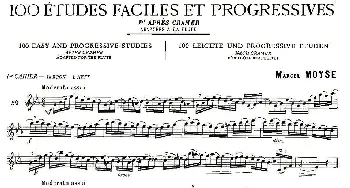 长笛曲谱 | moyse - 100首练习曲之19—40  moyse