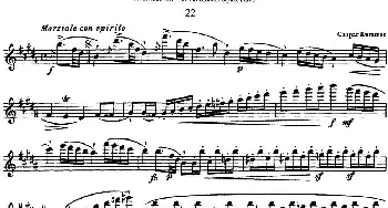 长笛曲谱 | 斯勒新老风格长笛练习重奏曲(第三部分)NO.22-NO.23  Siegfried Thiele S. (斯勒)