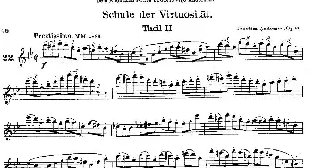 长笛曲谱 | Schule der Virtuosität. Op. 60(22)[丹麦]安德森