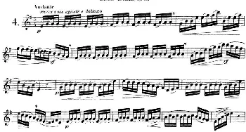 长笛曲谱 | 二十首练习曲作品132号之4  Garibold (加里波第）