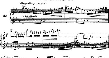 长笛曲谱 | 柯勒40首长笛提高练习曲OP.55(NO.23)Kohler (柯勒)