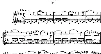 长笛曲谱 | 斯塔米茨二重奏长笛练习曲Op.27(No.4)Stamitz (斯塔米茨)