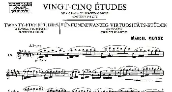 长笛曲谱 | Moyse - 25 Studies after Czerny flute 之14(25首改编自车尔尼作品的练习曲）
