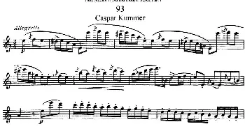 长笛曲谱 | 斯勒新老风格长笛练习重奏曲(第一部分)NO.93-NO.94  Siegfried Thiele S. (斯勒)