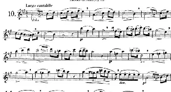 长笛曲谱 | 二十首练习曲作品132号之10  Garibold (加里波第）
