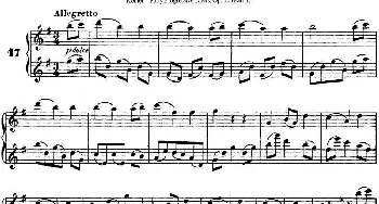 长笛曲谱 | 柯勒40首长笛提高练习曲OP.55(NO.17)Kohler (柯勒)
