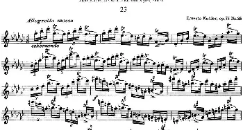 长笛曲谱 | 斯勒新老风格长笛练习重奏曲(第四部分)NO.23  Siegfried Thiele S. (斯勒)