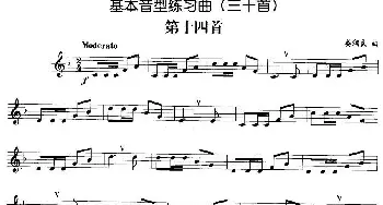 基本音型练习曲第十四首  娄润良