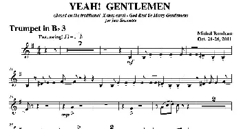 YEAH! GENTLEMEN(第三降B小号分谱）