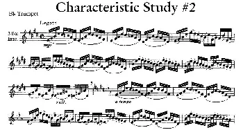 Characteristic Study #2 (小号)J. B. Arban