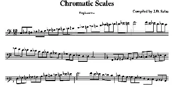 Chromatic Scales - Euphonium(上低音号练习教材选曲）