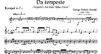 Da tempeste(小号)G. F. Handel