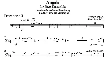 Angels for Jazz Ensemble(第三长号分谱）
