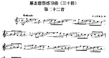 基本音型练习曲第二十二首