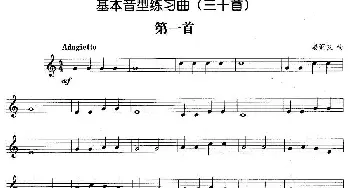 基本音型练习曲第一首