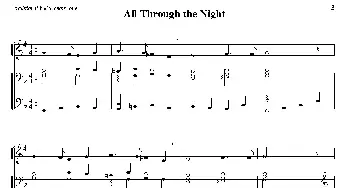 All Through the Night(小号+钢琴伴奏）