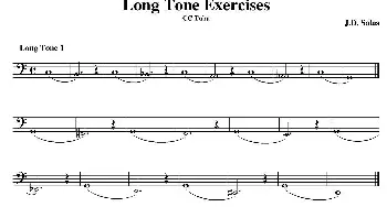 Long Tone Exercises - C Tuba(大号练习教材选曲）